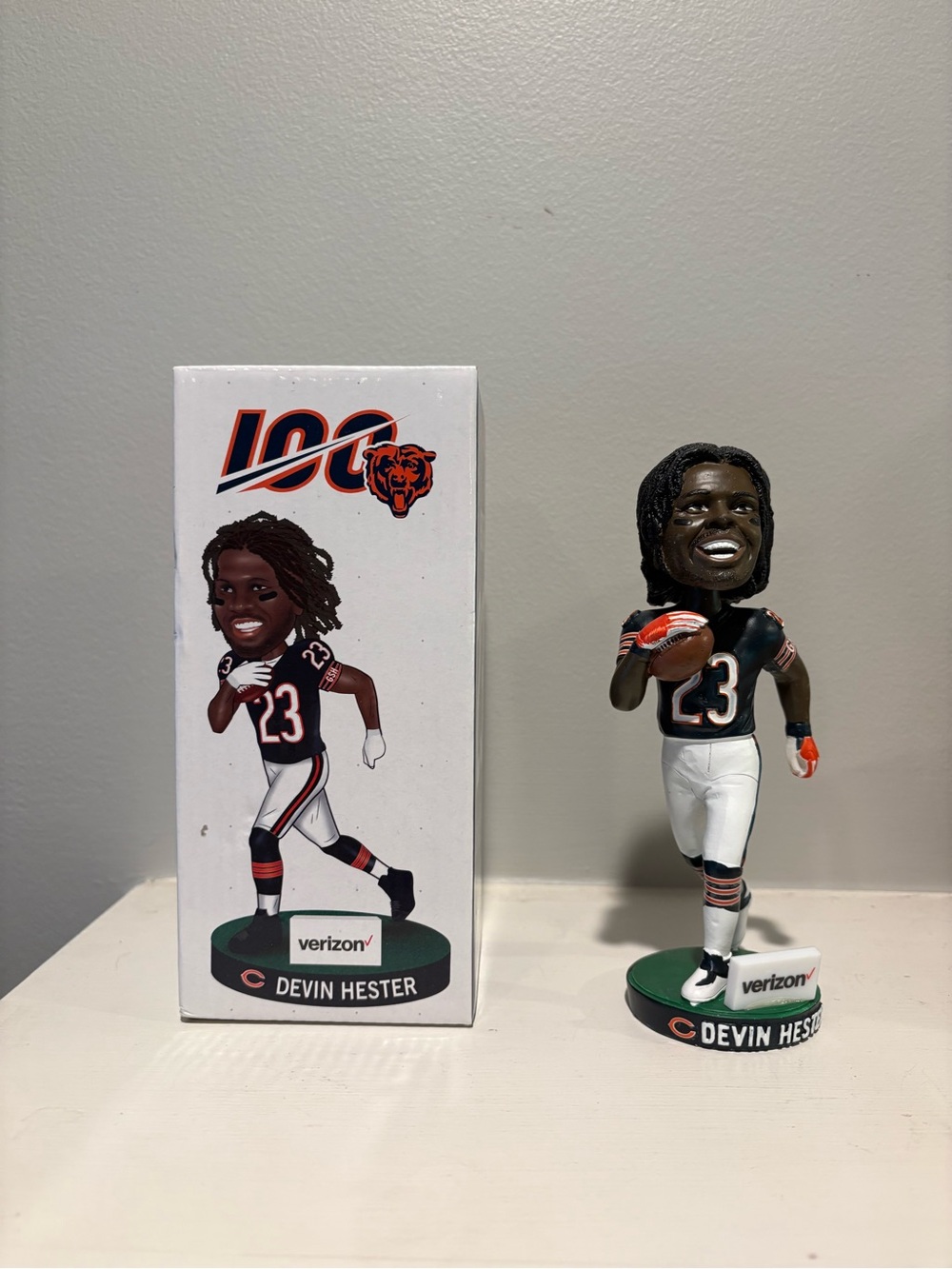 Devin Hester Chicago Bears Bobblehead NWT
